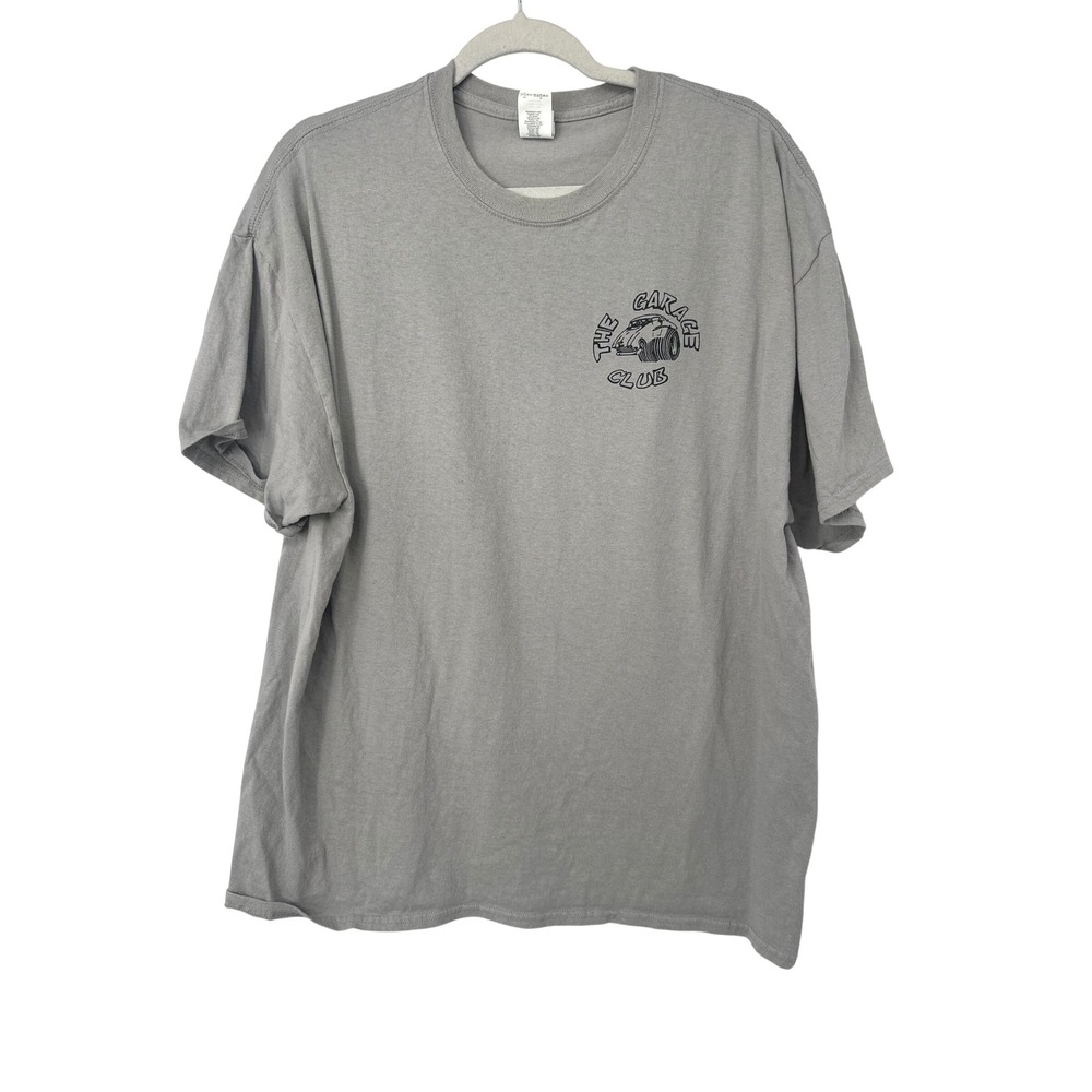 Gildan T Shirt Men XL Gray Keystone Garage Club Classic Car Wounded Warrior 2018